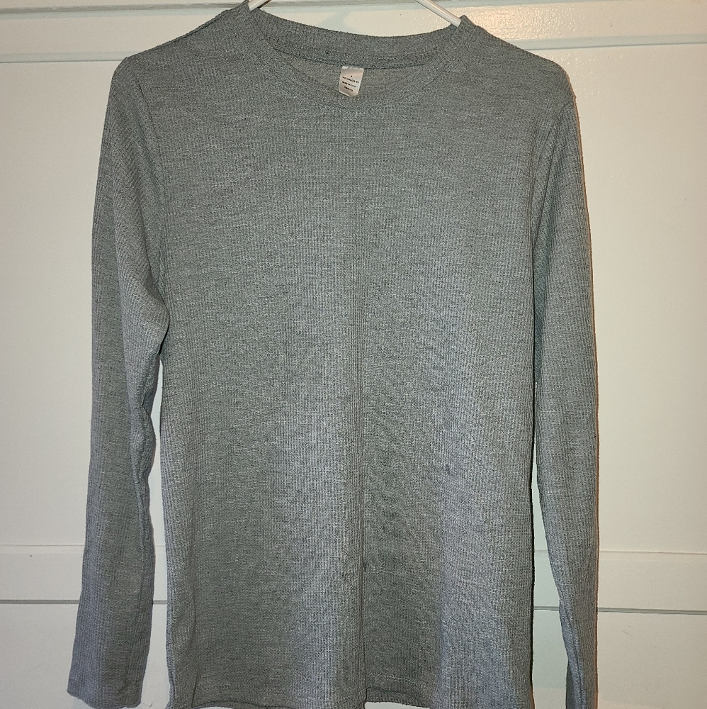 Cotton long sleeve Grey size medium